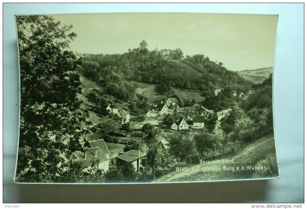 Bergisch Land - Blick Auf Schloss Burg A. D. Wupper - Solingen