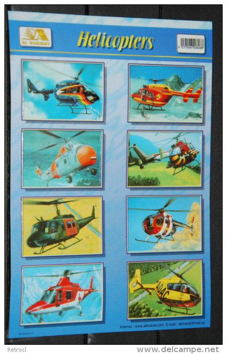 Sticker Autocollant Helicopters - Aufkleber