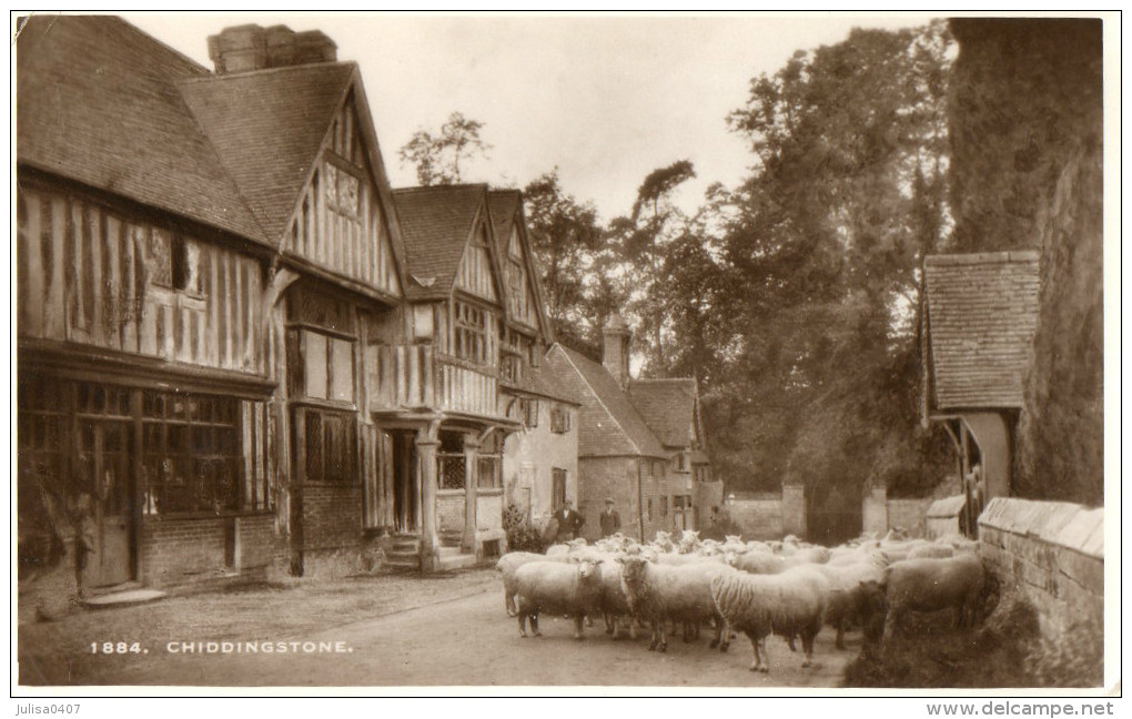 CHIDDINGSTONE (Angleterre) Rue Troupeau De Moutons - Andere & Zonder Classificatie