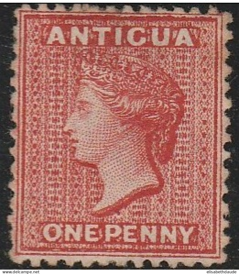 ANTIGUA - YVERT N°6 (*) - COTE = 150 EUROS - NEUF SANS GOMME - 1858-1960 Colonie Britannique