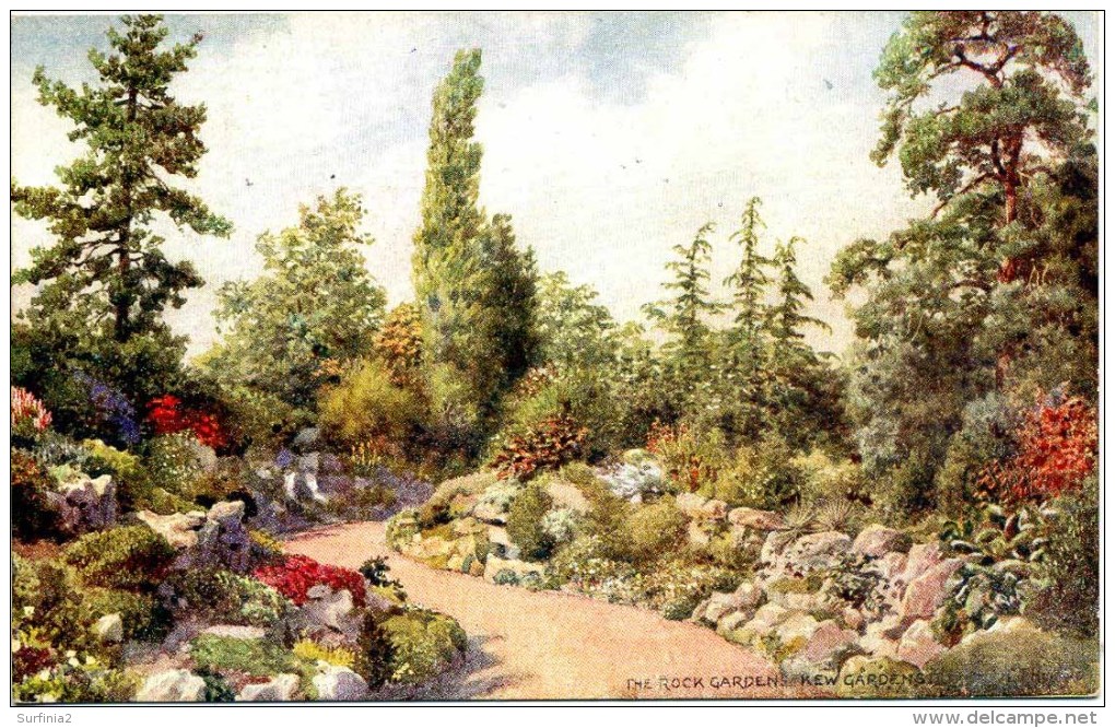 SALMON ART CARD - HOWARD - 1776 - THE ROCK GARDEN, KEW GARDENS - Other & Unclassified