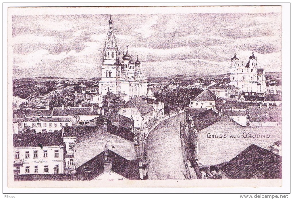 BELARUS-1     GRODNO : Gruss Aus - Weißrussland