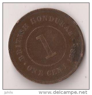 BRITISH HONDURAS ONE CENT  1885 VICTORIA - Honduras