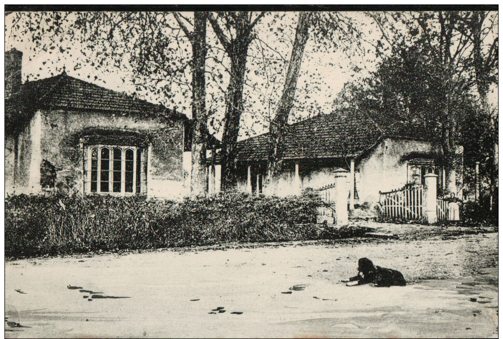 Carte Sépia Souvenir De Lamartine  PRISSE.  Chateau De Montceau,  Voir Scan Au Dos - Other & Unclassified