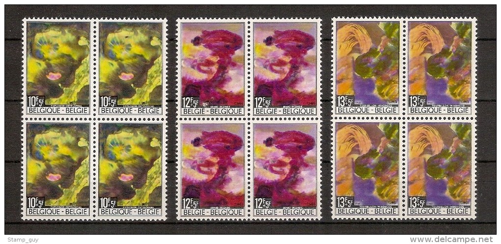 Nrs. 1463 T/e/m 1465 In Blok Van 4 ** MNH Postfris Zonder Plakker ! Inzet Aan 5 € ! - Other & Unclassified