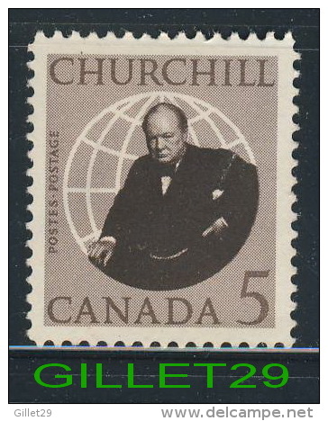 CANADA STAMPS - SIR WINSTON CHURCHILL - SCOTT No 440 - 1965 0.05 CENTS - USED - - Oblitérés