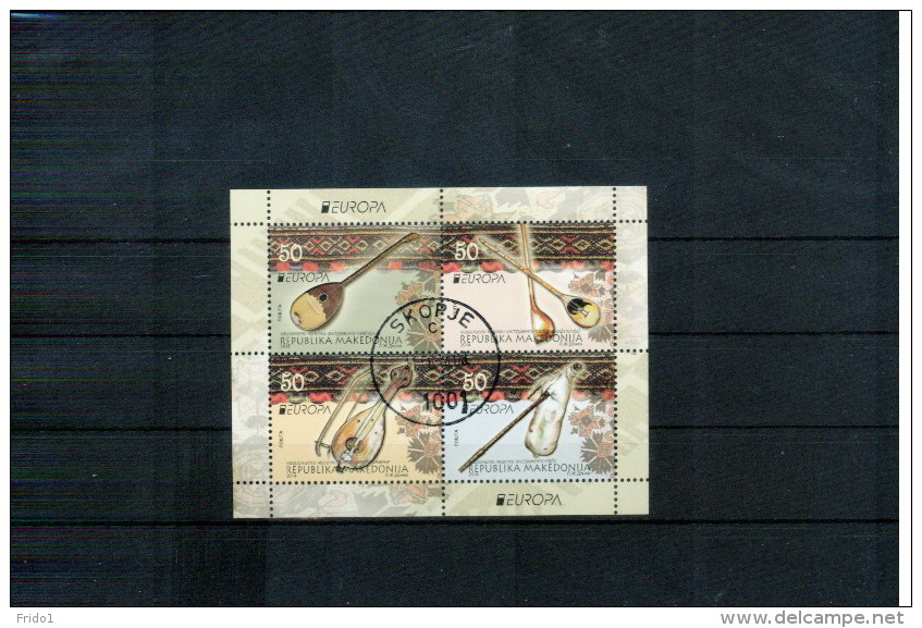 Makedonien / Macedonia 2014 Europa Cept Aus MH / Sheet From Booklet Sauber Gestempelt / Fine Used - 2014