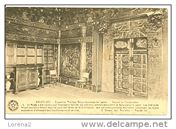 7-belg1. Postal Bélgica. Bruselas. Exposición Belga-Japonesa De Laeken - Exposiciones Universales