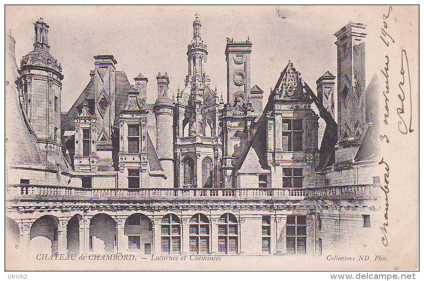 CPA Château De Chambord - 1902 (6257) - Chambord