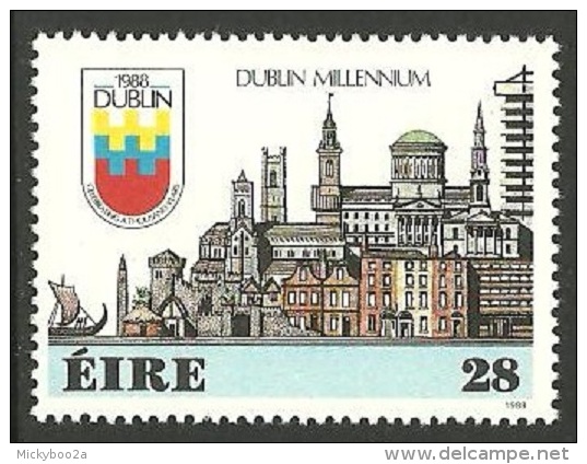 IRELAND 1988 MILLENNIUM VIKING SHIP DUBLIN SET MNH - Ungebraucht