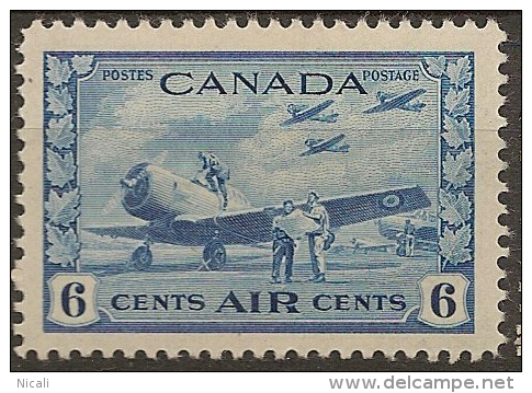 CANADA 1942 6c Air Training Camp SG 399 HM #BZ83 - Poste Aérienne