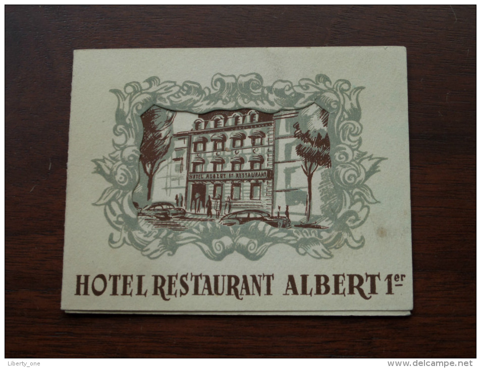 Hotel Restaurant ALBERT 1er ( LALONDE Fils ) ROUEN Blvd Des Belges 29 / Tél Ri 46.09 Anno ? ( Zie Foto´s Voor Detail ) ! - Cartes De Visite