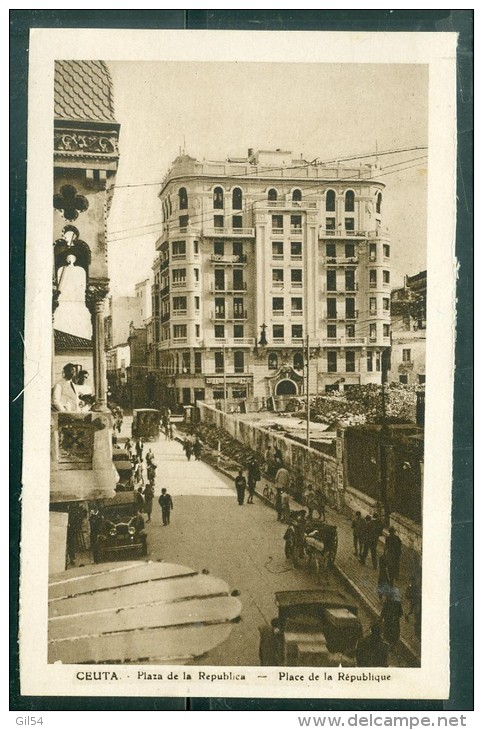 Ceuta -   Plaza De La Republica - Place De La Republique    -  Pp287 - Ceuta