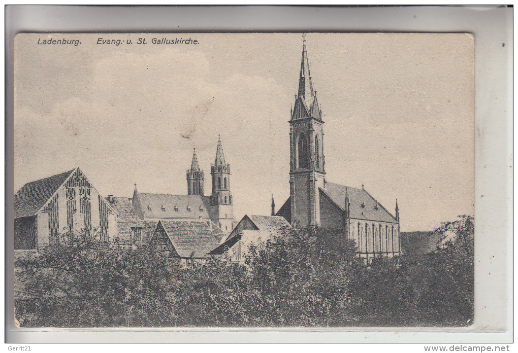 6802 LADENBURG, Ev. & St. Galluskirche - Ladenburg