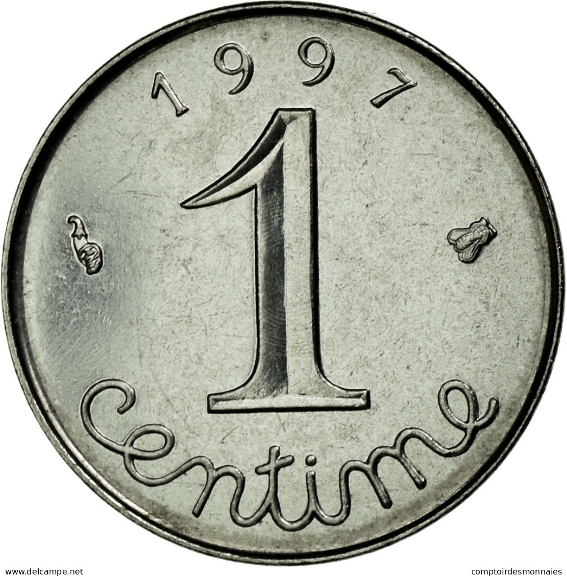 Monnaie, France, Épi, Centime, 1997, FDC, Stainless Steel, KM:928, Gadoury:91 - A. 1 Centime