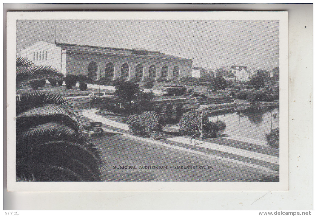 USA - CALIFORNIA - OAKLAND, Municipal Auditorium - Oakland