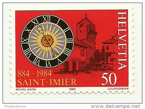 1984 - Svizzera 1197 Città Di Saint-Imier C3396, - Nuevos