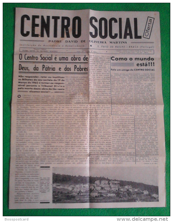 Braga - S. Paio De Ruilhe - Jornal "Centro Social" Nº 2 - Magazines