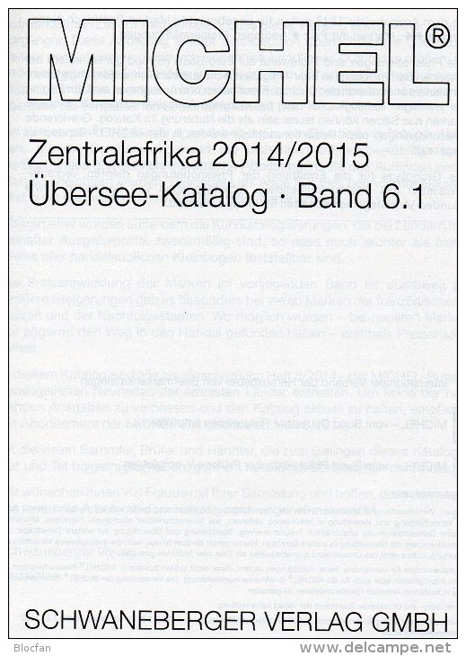 MICHEL Süd-Afrika Band 6/1 Katalog 2014 New 80€ Central-Africa Angola Äquator.-Guinea Gabun Kongo Mocambique Zaire Tome - Chronicles & Annuals