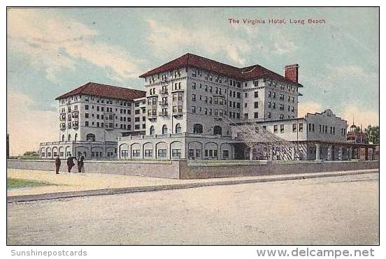 California Long Beach Virginia Hotel 1909 - Long Beach