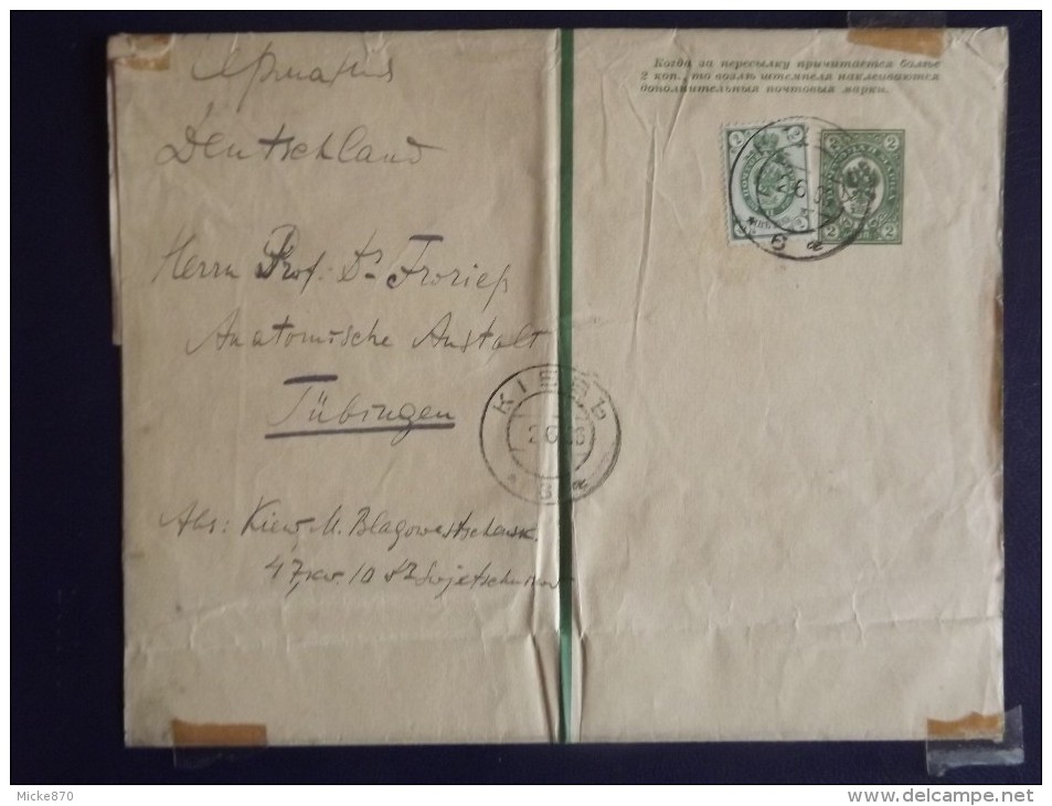 Russie Entier Postal De Kiev - Stamped Stationery