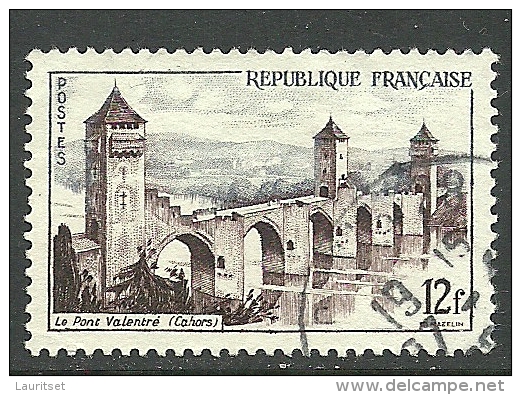 FRANKREICH France 1955 Valentre Bridge Michel 1067 O - Ponti