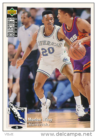 Basket NBA (1994), MORLON WILEY, DALLAS MAVERICKS, Collector&acute;s Choice (n° 364), Upper Deck, Trading Cards... - 1990-1999