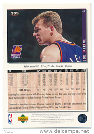 Basket NBA (1994), JOE KLEINE, SUNS PHOENIX, Collector&acute;s Choice (n° 335), Upper Deck, Trading Cards... - 1990-1999