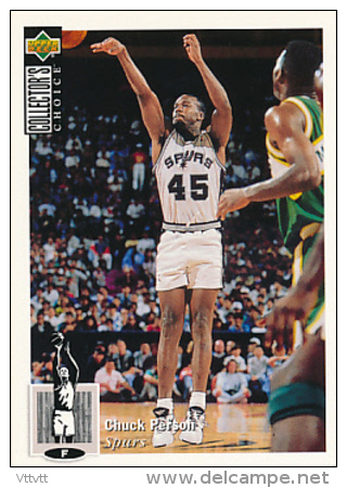 Basket NBA (1994), CHUCK PERSON, SPURS SAN ANTONIO, Collector&acute;s Choice (n° 362), Upper Deck, Trading Cards... - 1990-1999