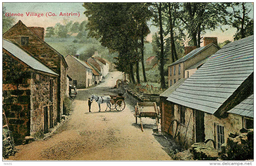 Royaume-Uni - Irlande Du Nord - Northern Ireland - Antrim -Belfast - Attelage De Chevaux - Glenoe Village - état - Antrim