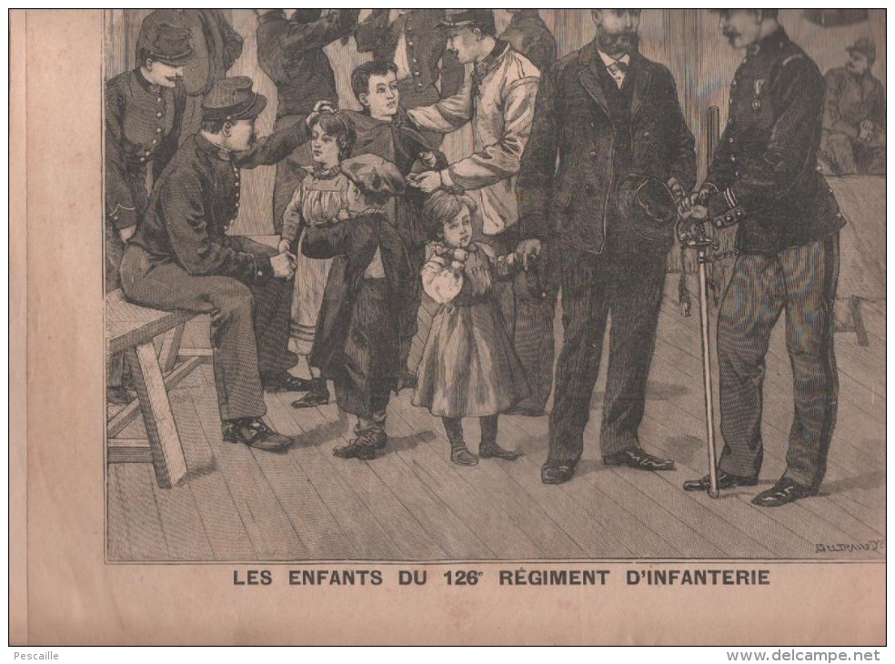 LE PETIT PARISIEN 06 11 1898 - CAPITAINE BARATIER - COMMANDANT MARCHAND - FACHODA - 126e REGIMENT D'INFANTERIE PERPIGNAN - Le Petit Parisien