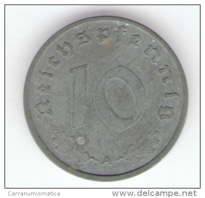 GERMANIA TROISIEME REICH 10 REICHSPFENNIG 1941 ZECCA A - 10 Reichspfennig