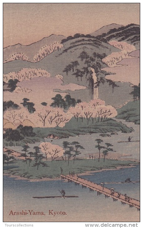 CPA JAPON @ KYOTO @ Arashi - Yama  Illustration Vers 1910 - Kyoto