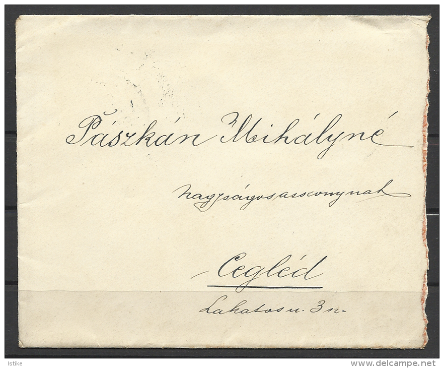 Hungary, Inland Cover, Samod To Cegléd, 1916. - Storia Postale