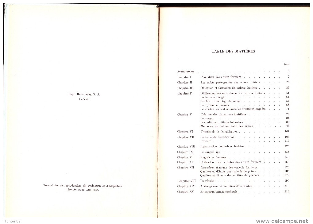 Fernand Page - Cultures Fruitières Commerciales - Oreste Zeluck, éditeur - Garden