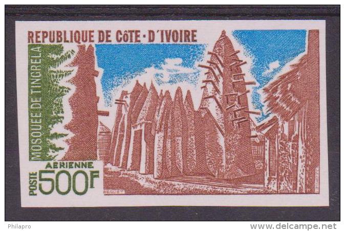COTE D IVOIRE  NON DENT/IMPERF  MOSQUEE  ISLAM  YVERT N° PA 68**MNH   Réf   7113 - Islam