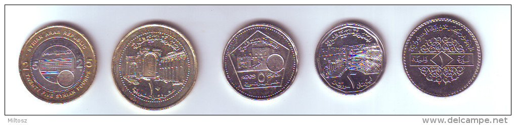 Syria 5 Coins Lot - Syrië