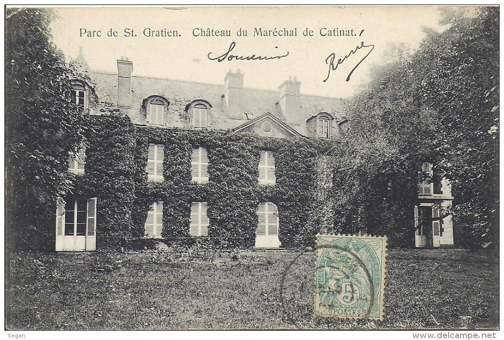 SAINT GRATIEN    CHATEAU DU MARECHAL CATINAT - Saint Gratien