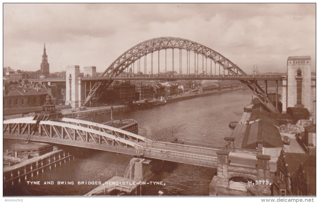 TYNE AND SWING BRIDGES /NEWCASTLE ON TYNE - Newcastle-upon-Tyne