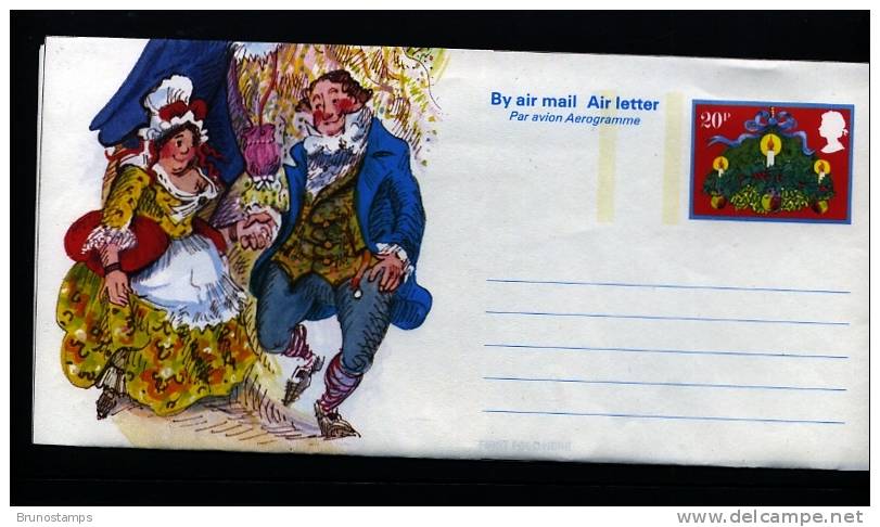 GREAT BRITAIN - 1981  CHRISTMAS  AEROGRAMME   MINT - Interi Postali