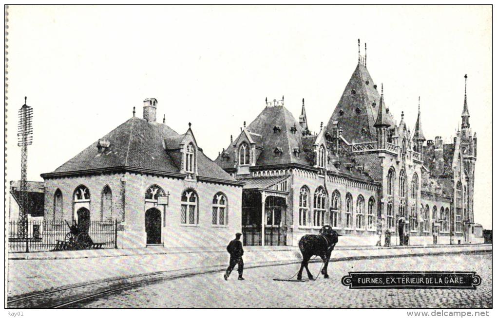 BELGIQUE - FLANDRE OCCIDENDALE - VEURNES - FURNES - Extérieurs De La Gare. - Veurne
