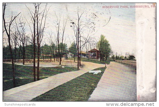 Reservoir Park Harrisburg Pennsylvania 1906 - Harrisburg