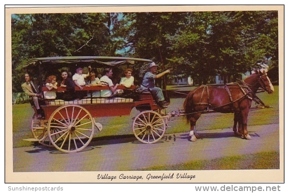 Village Carriage Greenfield Village Dearborn Michigan - Dearborn