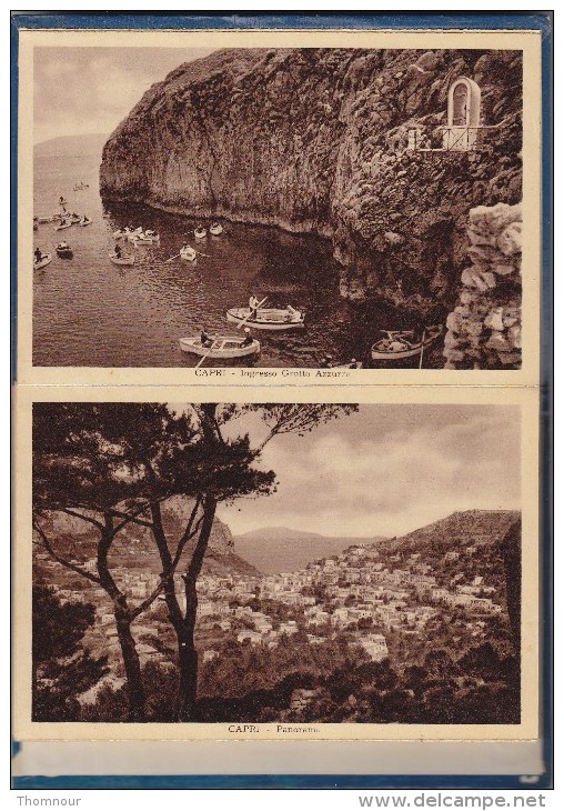 RICORDO  DI   CAPRI  -  32  VEDUTE  -  SUPERBE LIVRE - CARNET - PHOTOS - - Carpi