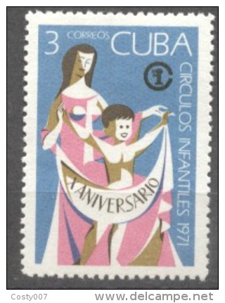 Cuba 1971 Circus, Kids, MNH AE.022 - Neufs