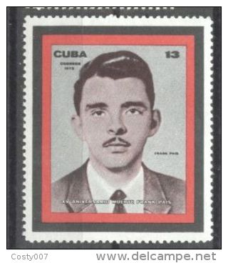 Cuba 1972 Anniversaries, MNH AE.026 - Ongebruikt