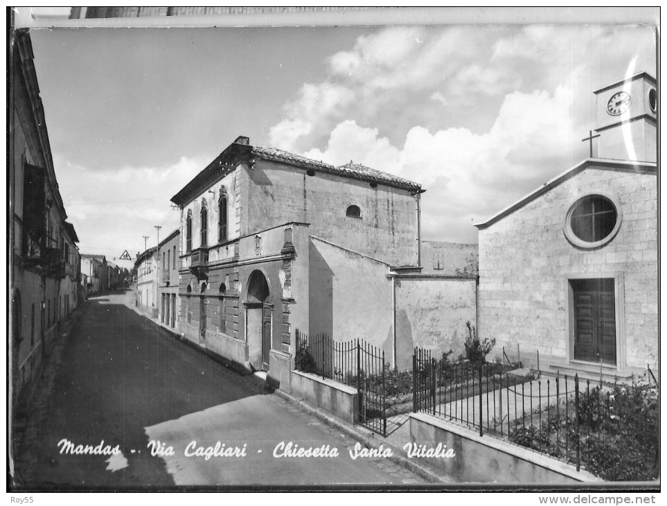 SARDEGNA-CAGLIARI-MANDAS VIA CAGLIARI CHIESA SANTA VITALIA - Cagliari