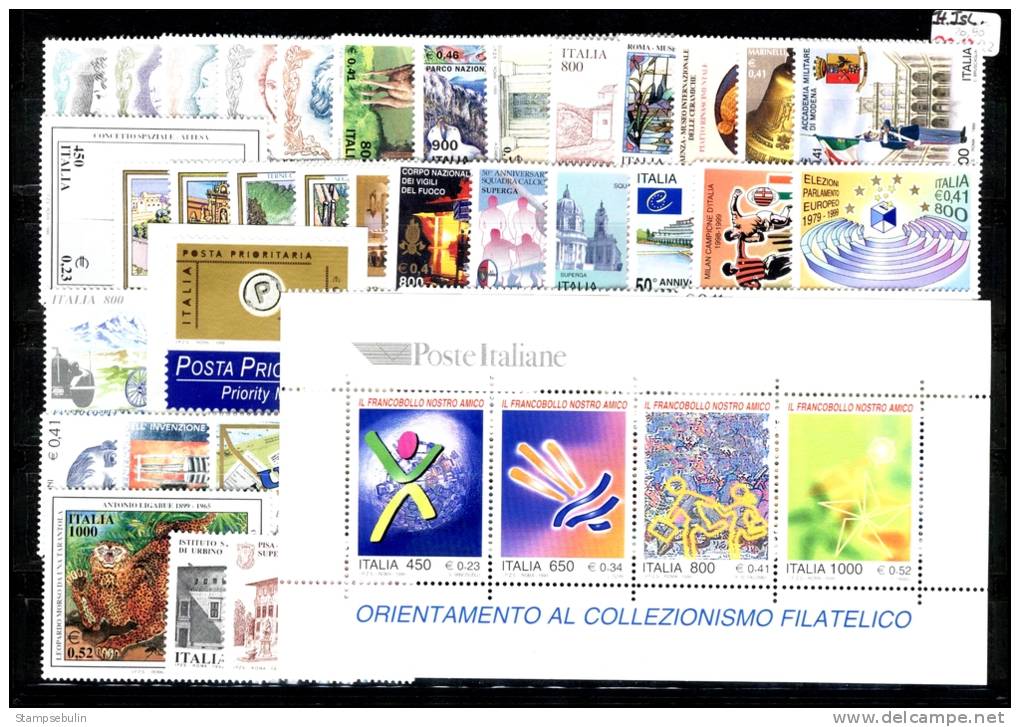 1999 COMPLETE YEAR PACK MNH ** - Full Years