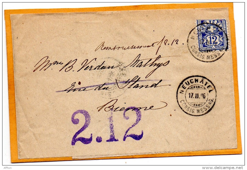 Switzerland 1906 Card Mailed - Cartas & Documentos