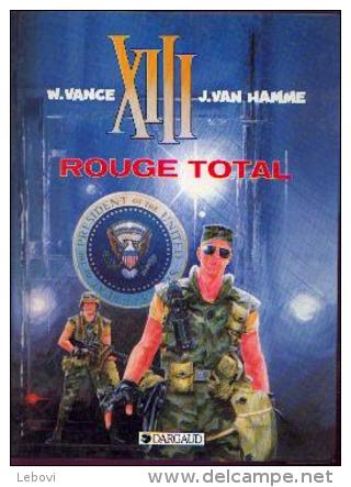 XIII - « Rouge Total » - Réf. BDM 5 1988 C (DL Nov 1988) - XIII